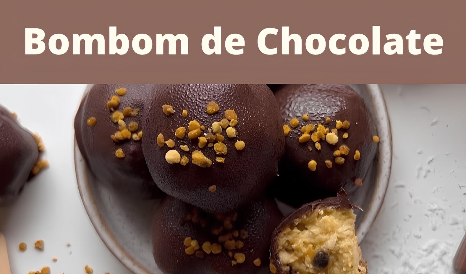 bombom de chocolate vegano